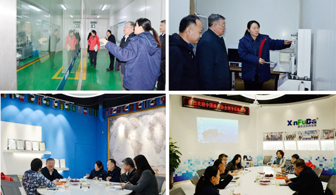 Президент Ассоциации ветеринарных препаратов приехал в Xinfuda для осмотра и руководства