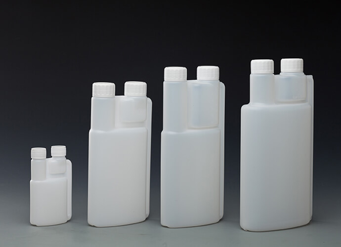 Преимущество две бутылки HDPE шеи